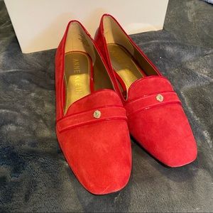 NWT Anne Klein Red Flats